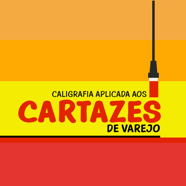 Imagem de capa para o Curso online Caligrafia aplicada aos Cartazes de Varejo (Cartazista)