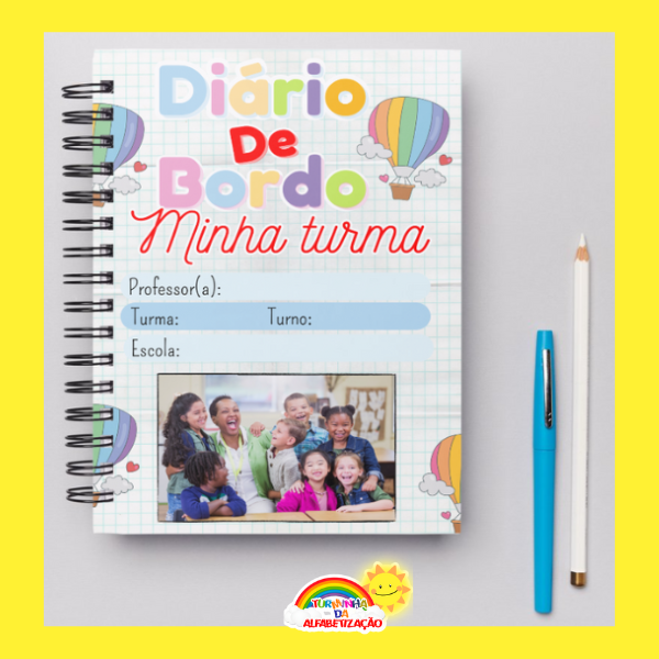 DIÁRIO DE BORDO - MINHA TURMA 📚 - TURMINHA DA ALFABETIZAÇÃO | Hot...