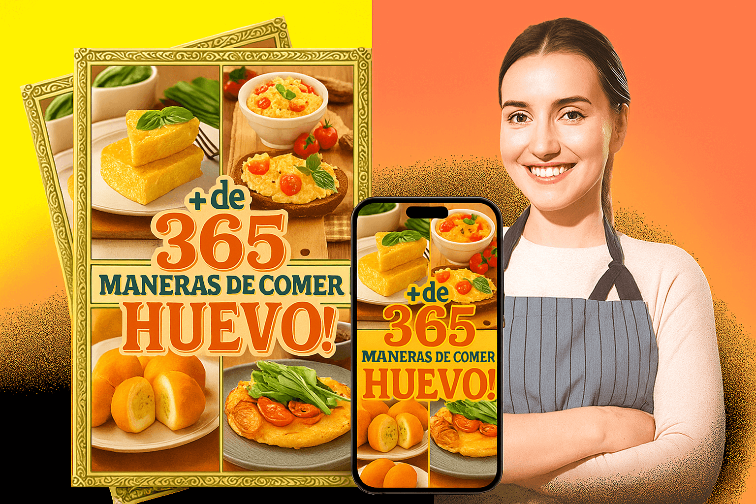 365 RECETAS DELICIOSAS CON HUEVO - matheus henrique ribeiro | Hotmart