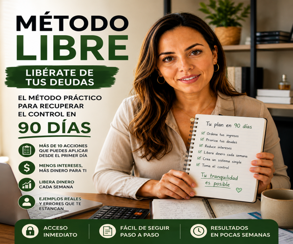 "METODO LIBRE" libérate de tus deudas.