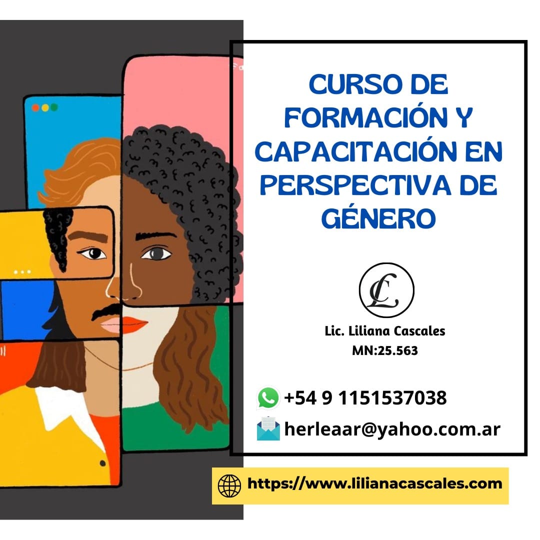 Curso de Formación y Capacitación en Perspectiva de Género - Lilian...