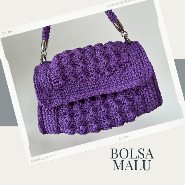 Bolsa Malu - Curso de Crochê