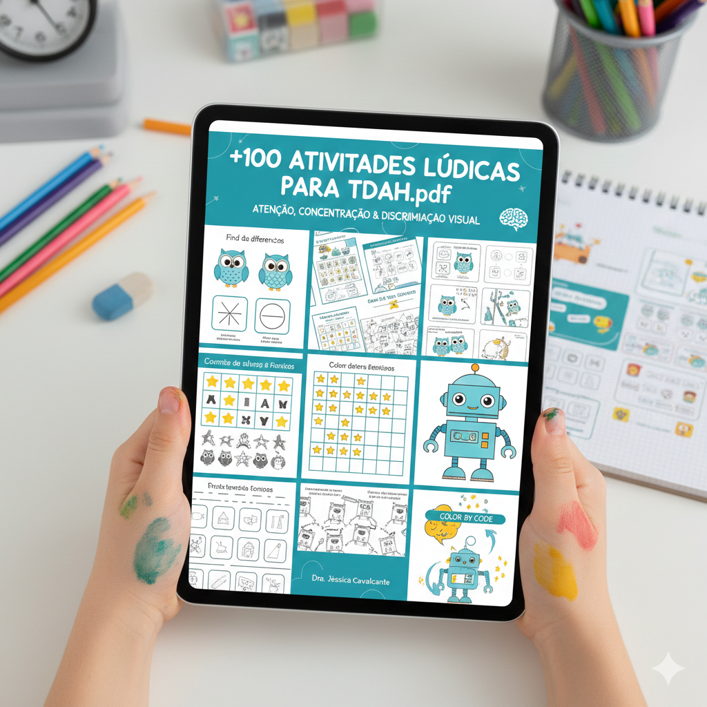 +100 Atividades Lúdicas Para Tdah - Endson Oliveira da Silva | Hotmart