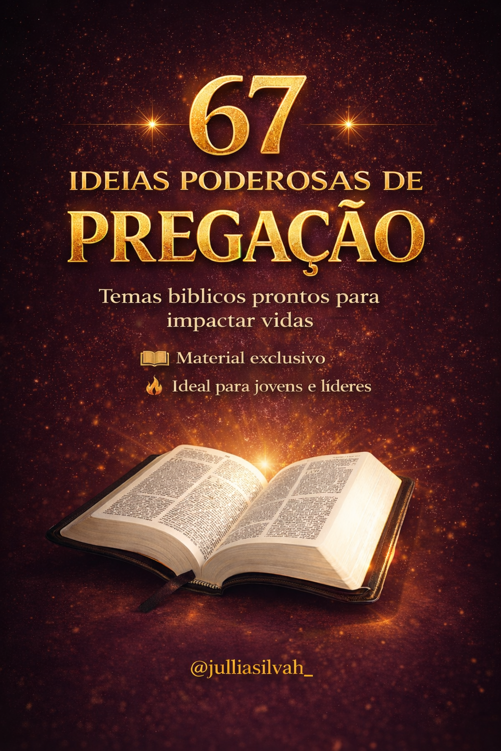 67 ideias poderosas de pregações. Temas bíblicos prontos para impac...