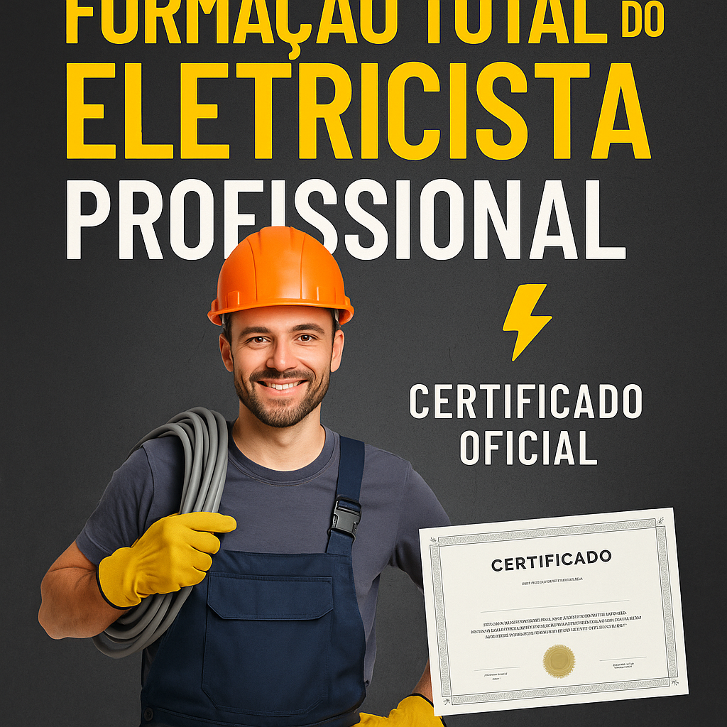 Formação Total do Eletricista Profissional – Certificado Oficial