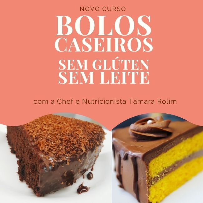 Curso De Bolos Caseiros Sem Glúten E Sem Leite Nutrichef Nutrição