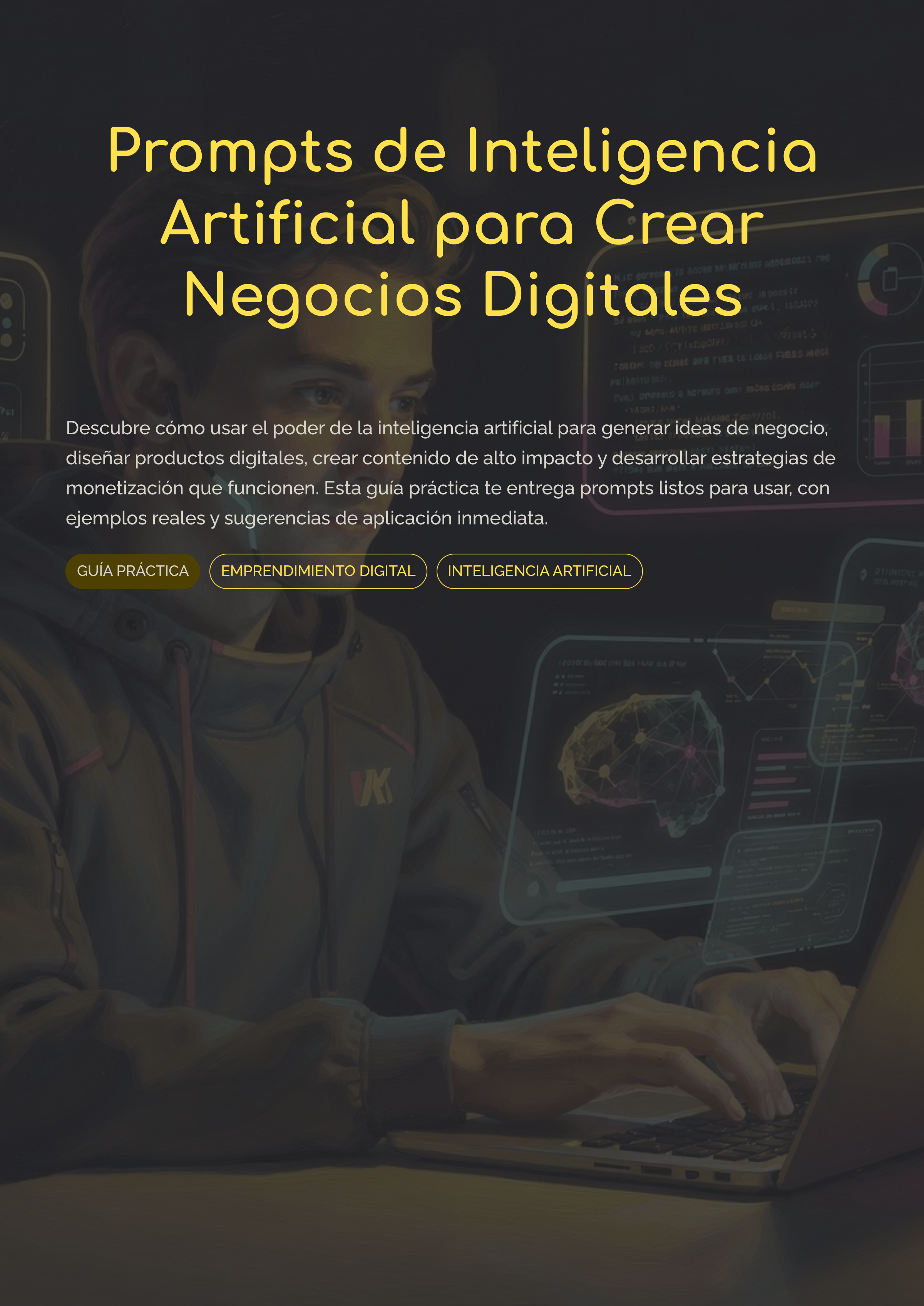 Prompts de Inteligencia Artificial para Crear Negocios Digitales