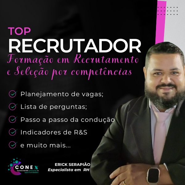 Recrutador TOP - Formação em Recrutamento e Seleção por Competências