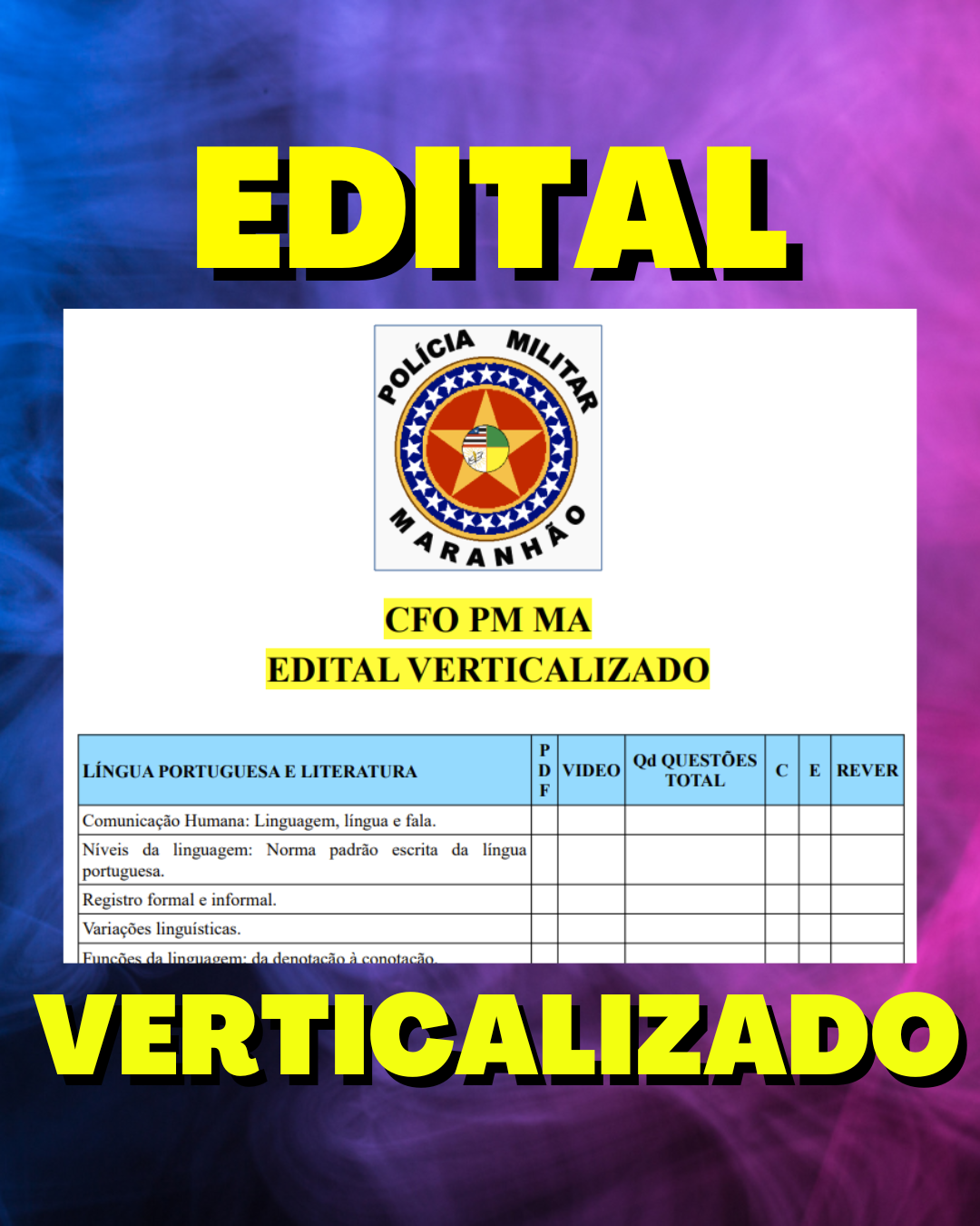 CFO PM MA 2025 - EDITAL VERTICALIZADO