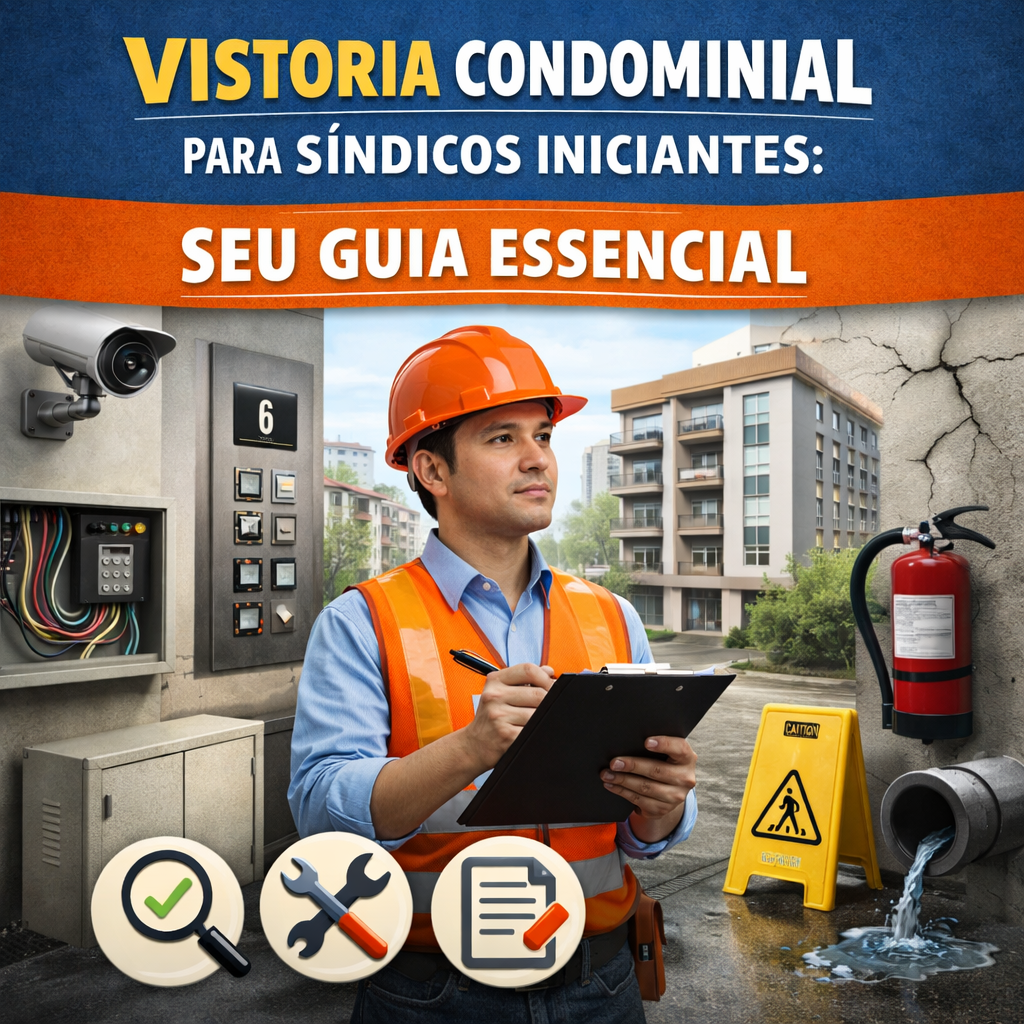VISTORIA CONDOMINIAL PARA SÍNDICOS INICIANTES: SEU GUIA ESSENCIAL