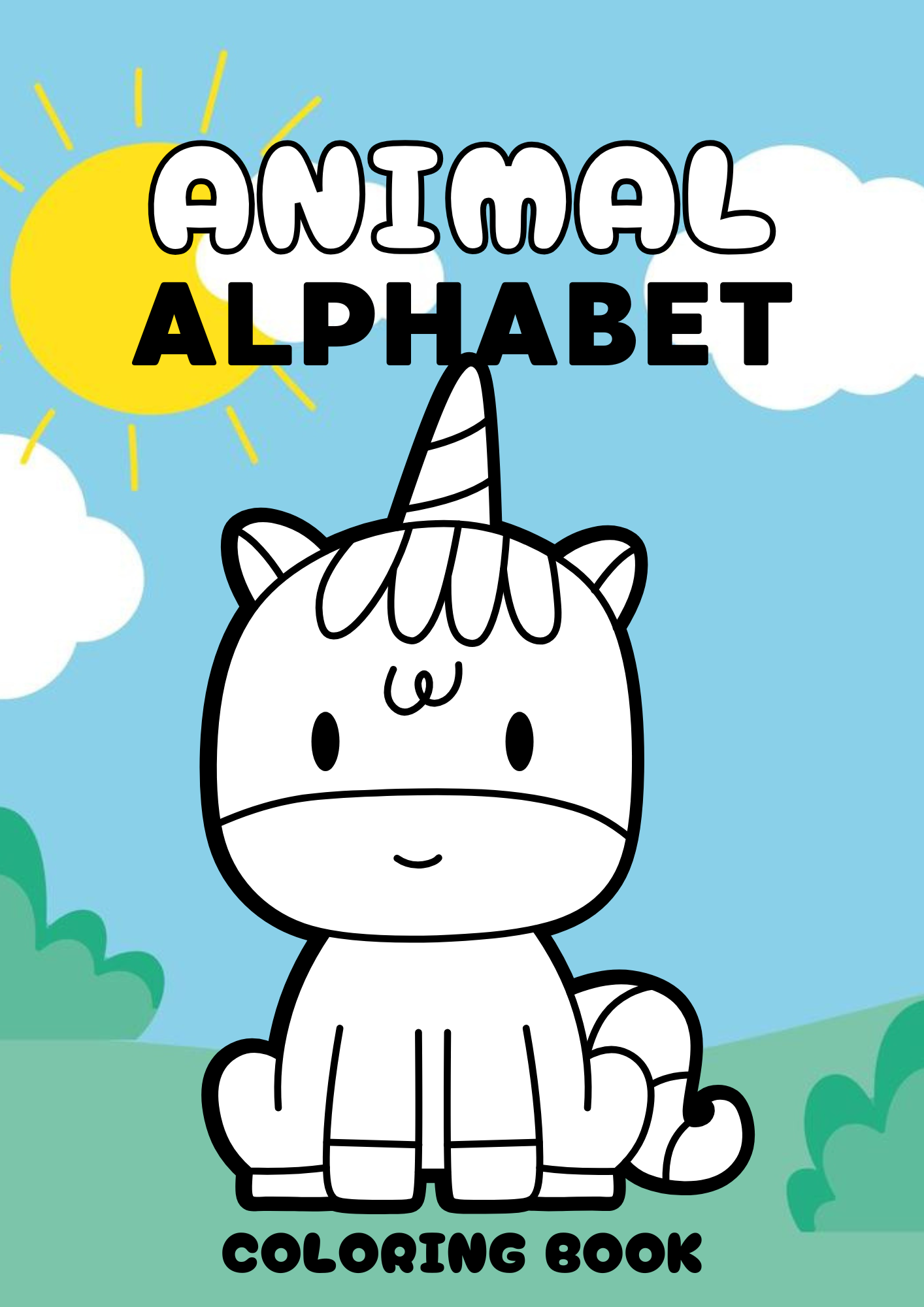 Libro para Colorear Infantil Digital – Aprende Palabras en Inglés Mientras Coloreas