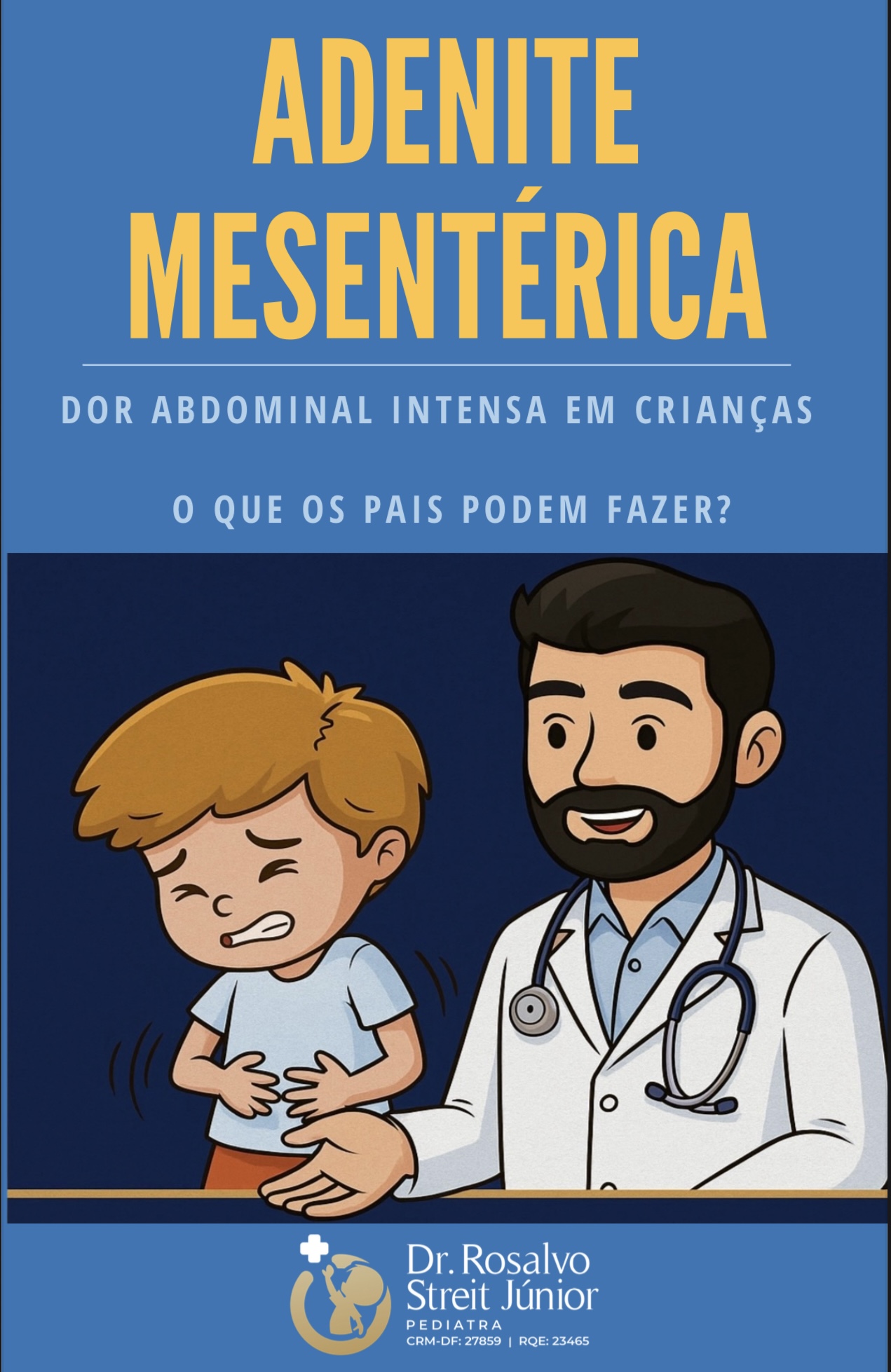 Adenite Mesentérica e a dor de barriga intensa nas crianças - o que...