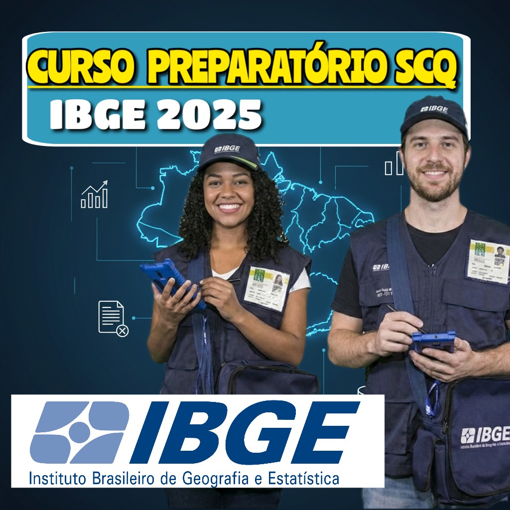 Curso IBGE 2025 – Supervisor de Coleta e Qualidade (SCQ) – PDF Comp...