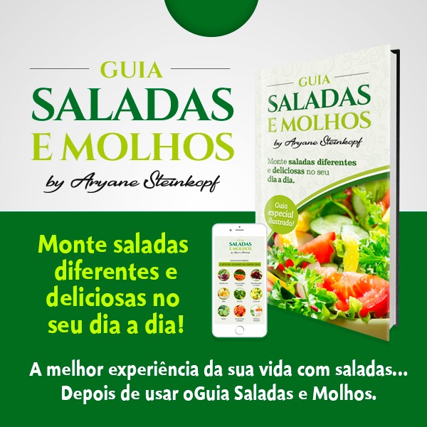 GUIA SALADAS E MOLHOS - Aryane Steinkopf | Hotmart