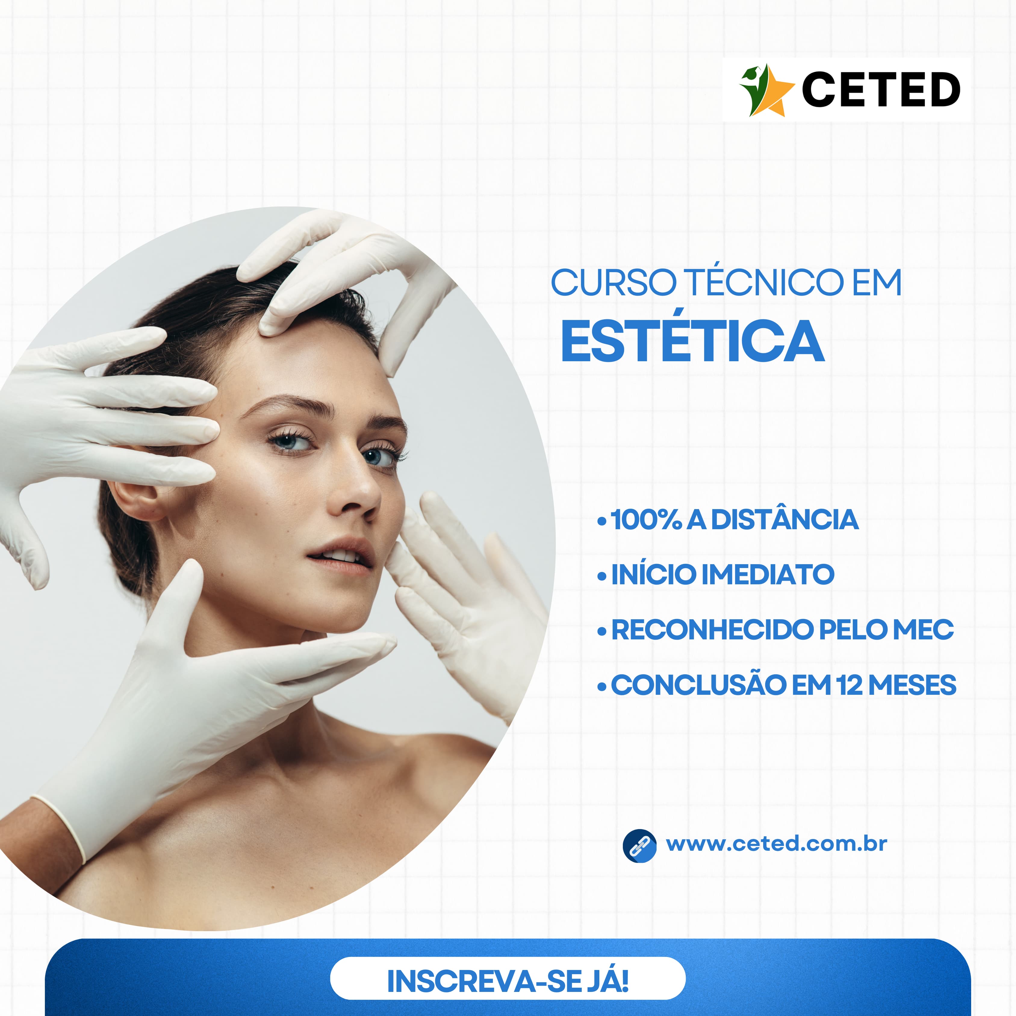Técnico em Estética e Cosmetologia Ead - Ceted Educacional | Hotmart