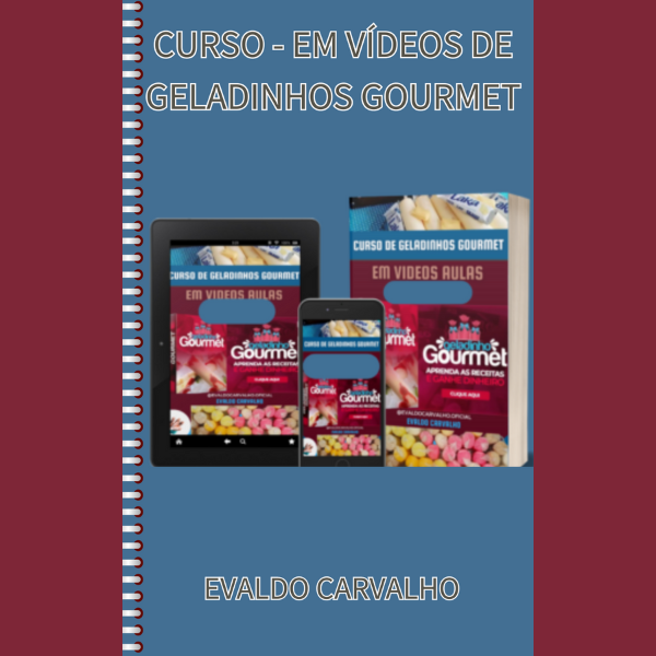 Imagem de capa para o Curso online CURSO - EM VÍDEOS DE GELADINHOS GOURMET