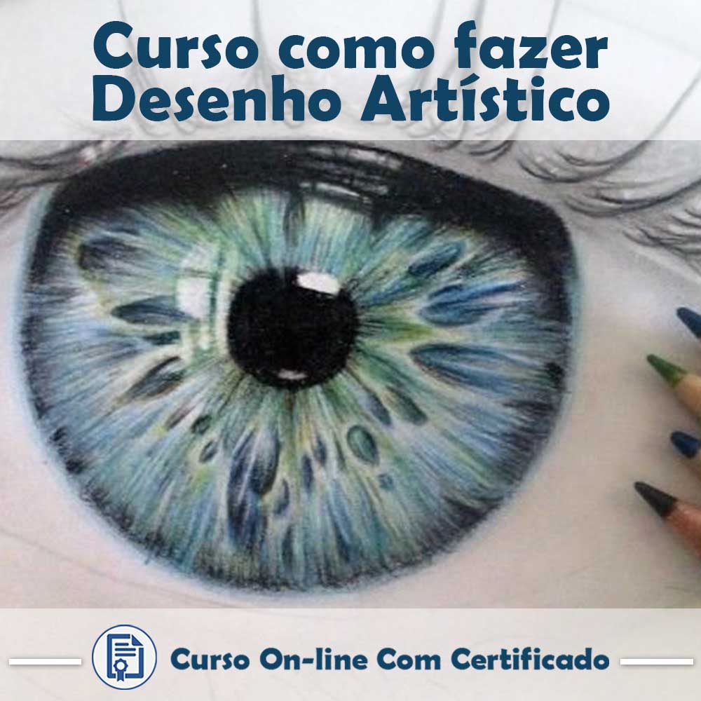 Imagem de capa para o Curso online Curso de como fazer Desenho artístico