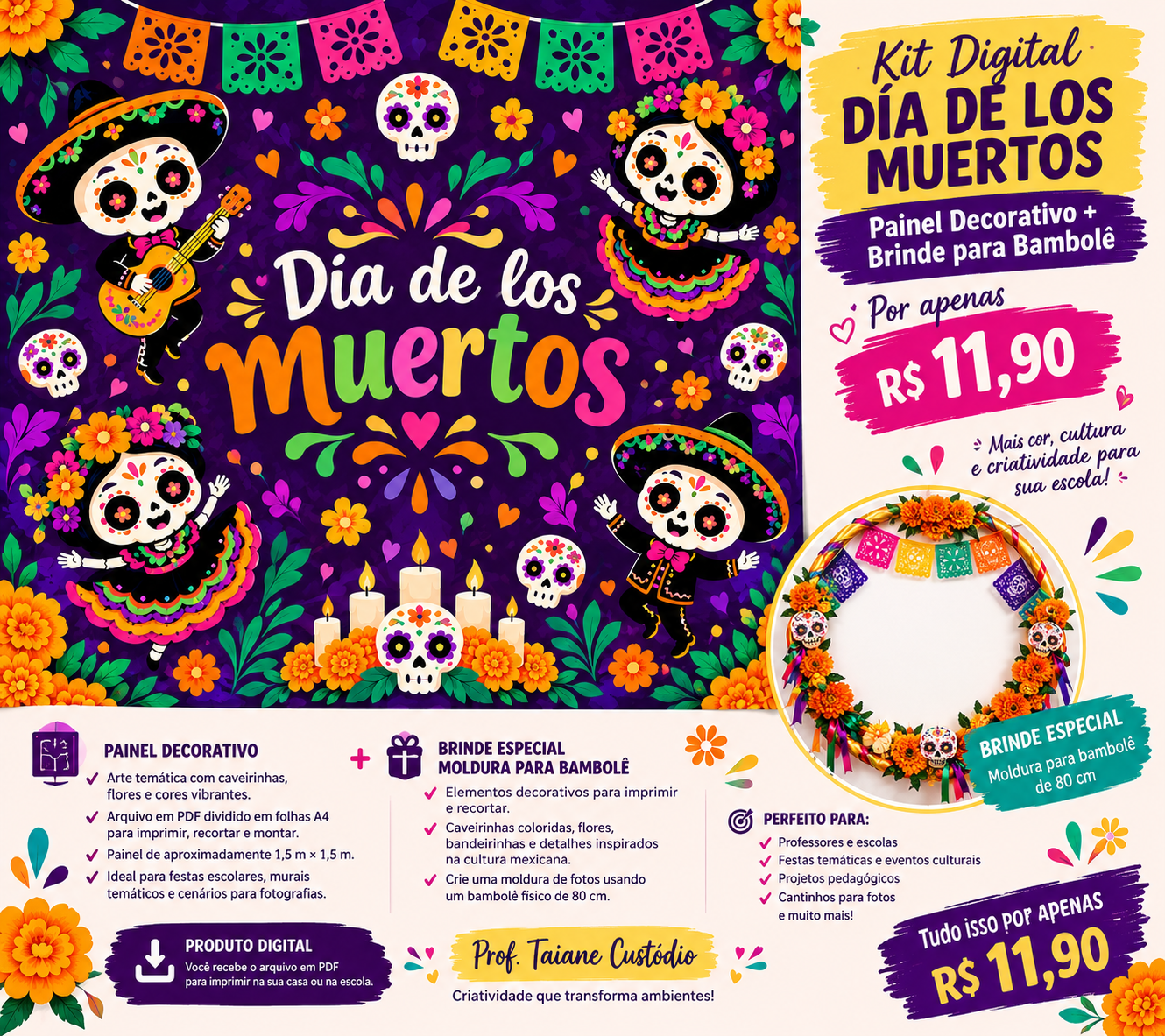 Kit Digital Día de los Muertos