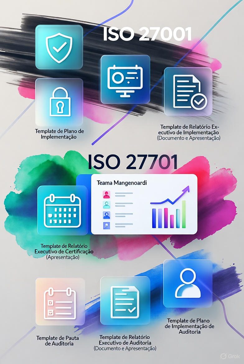 Pack | Ferramentas para implementação das normas ISO 27001 e ISO 27...