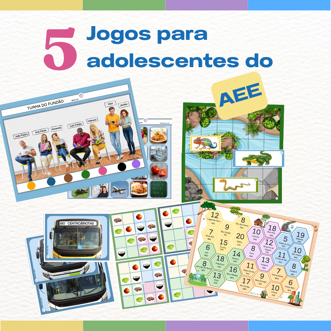 5 jogos para adolescentes do AEE - Monalisa Redmerski | Hotmart