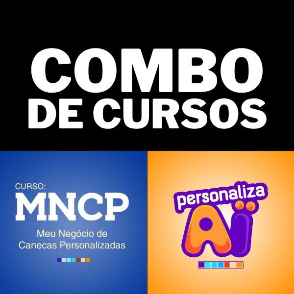 Combo Black MNCP e Personaliza Aí