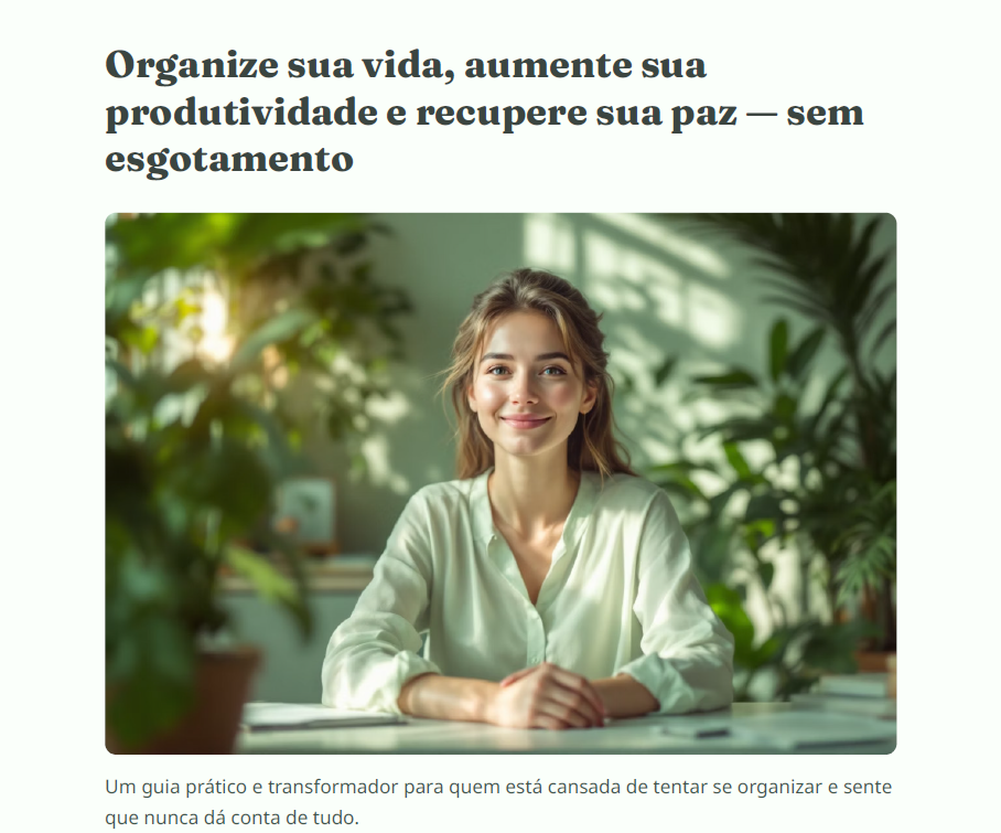 Organize sua vida, aumente sua produtividade e recupere sua paz — s...
