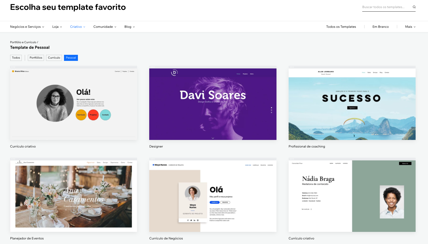 Templates De Sites Gratis