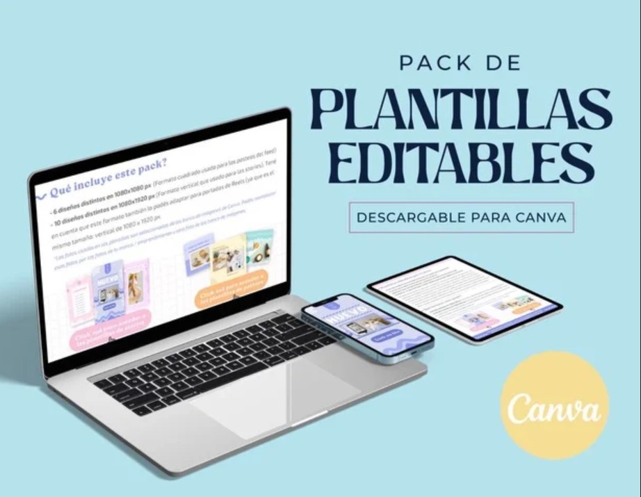 Plantillas Canva 100% editables - LATINOS UNIVERSALES, LLC | Hotmart