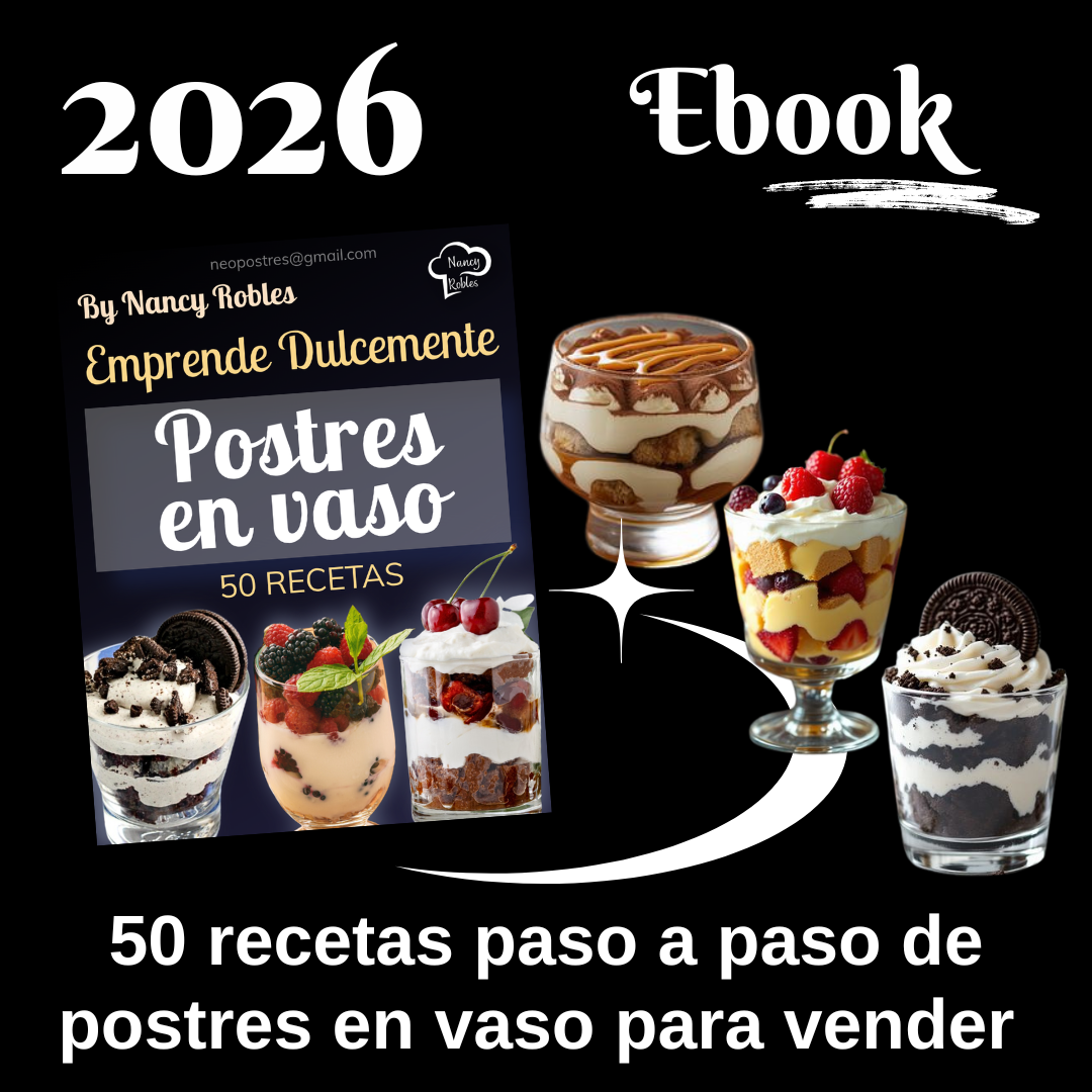 RECETARIO POSTRES EN VASO PARA VENDER