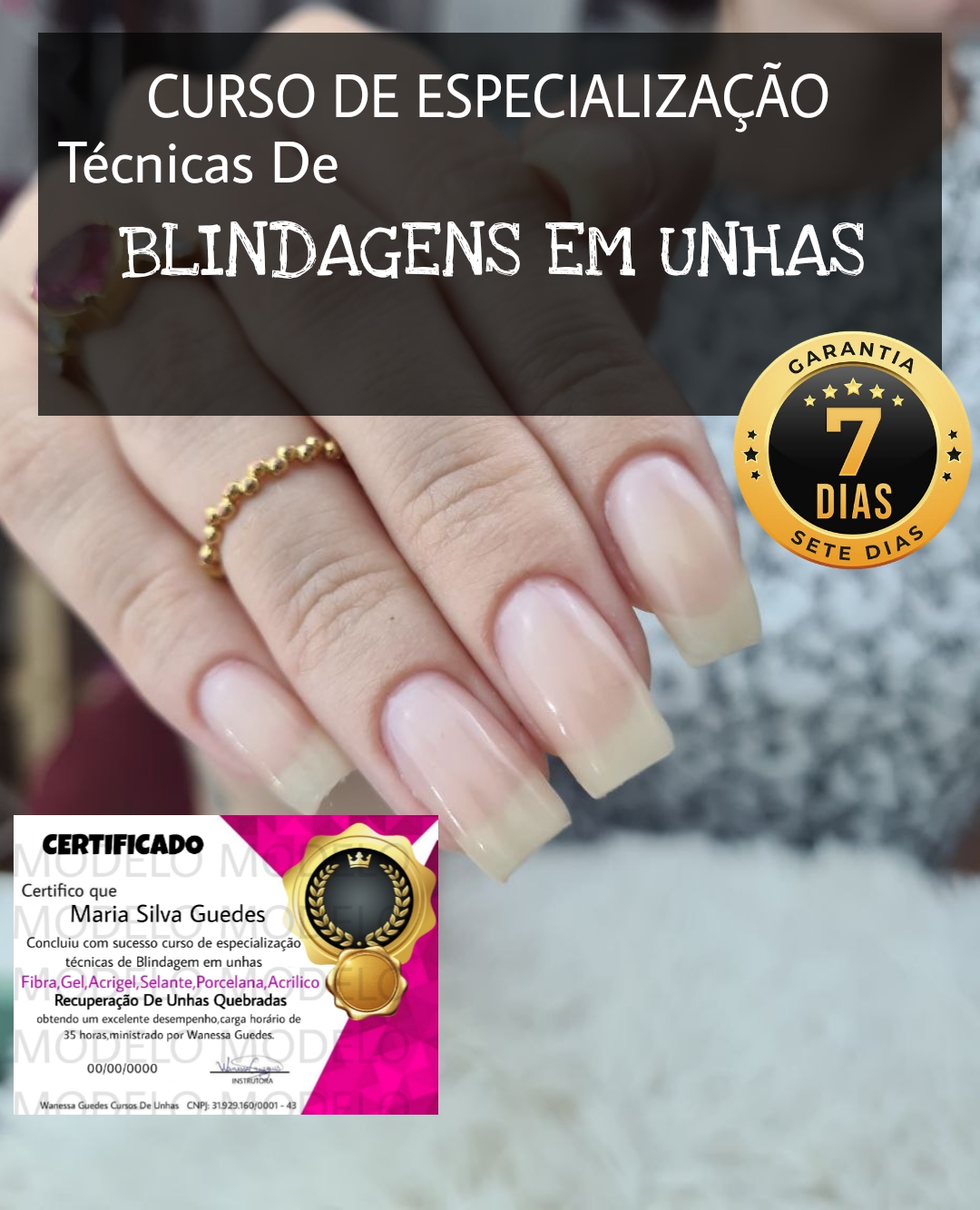 Imagem de capa para o Curso online Técnicas de Blindagem em unhas especialização 