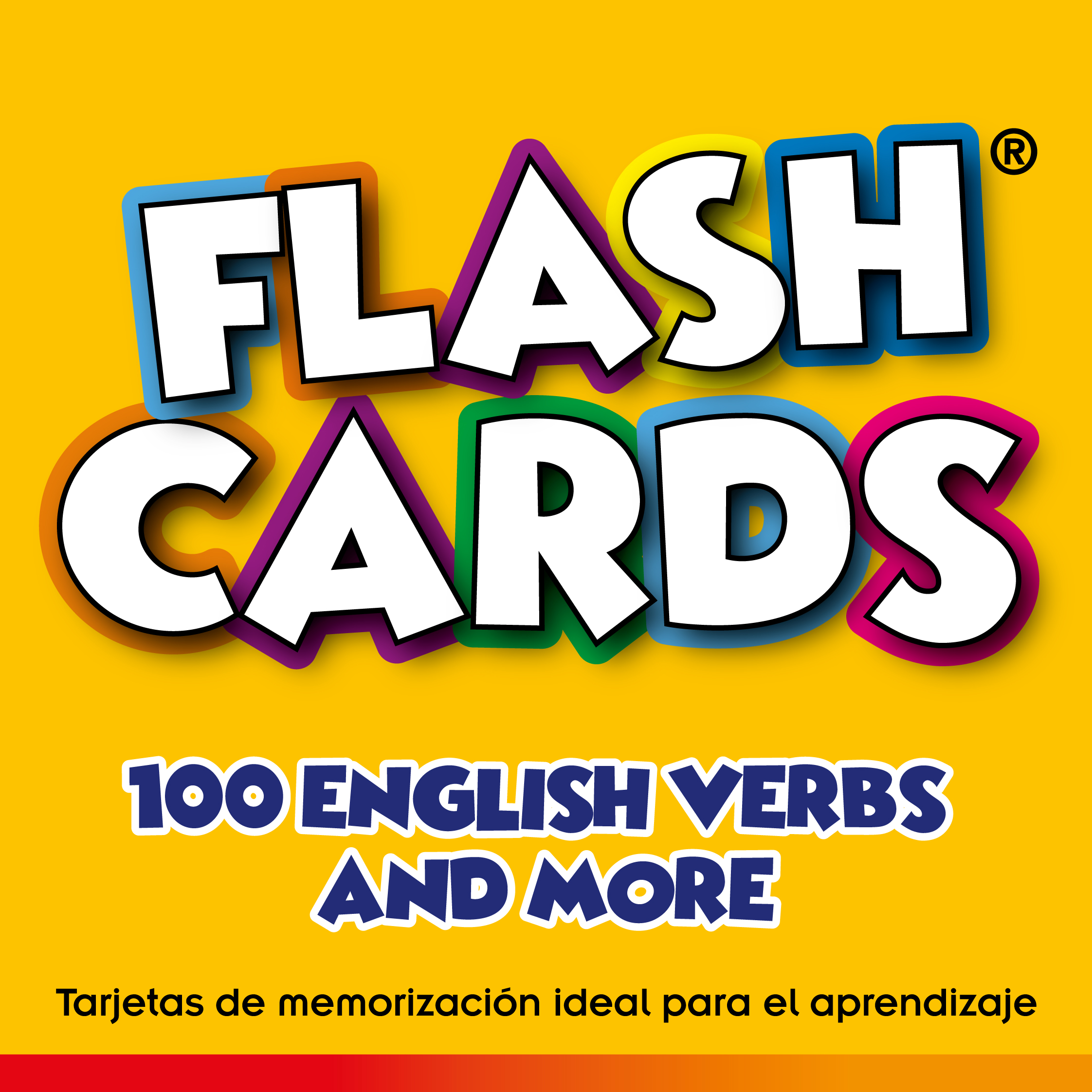 English Flash Cards Tarjetas de memorización ideal para el