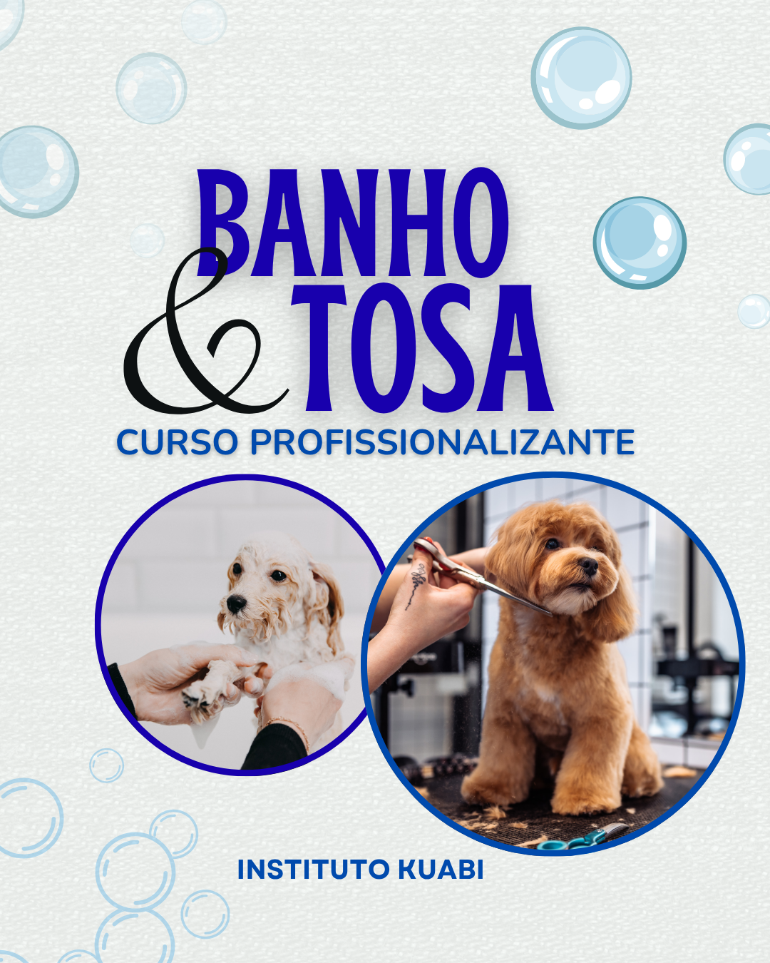 Curso de Banho e Tosa Profissional - Instituto Kuabi Cursos Profiss...