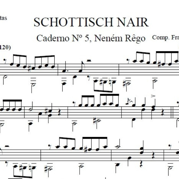 Partitura de SCHOTTISCH NAIR (Francisco de Paula Bastos)
