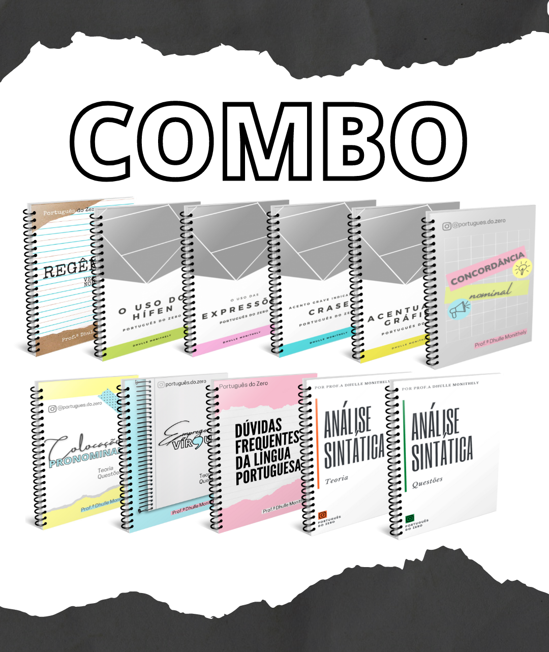 Imagem de capa para o Ebook E-books de gramática