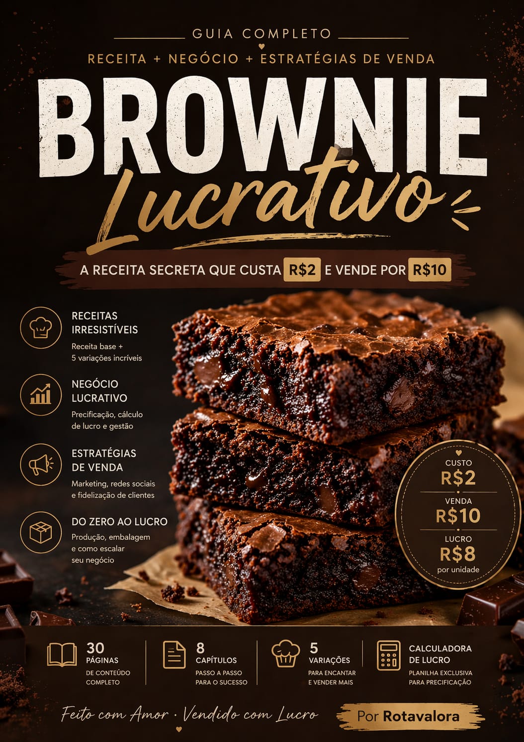 BROWNIE LUCRATIVO - Emanuel_Rota Valora | Hotmart