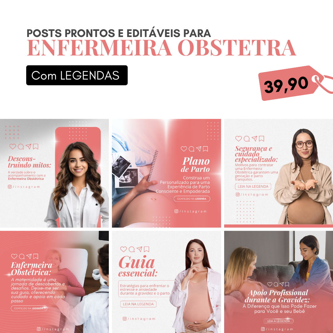 Pack Canva Enfermeira Obstetra