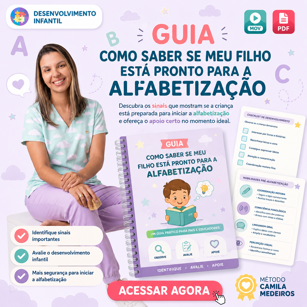 Como saber se meu filho está pronto para alfabetização?