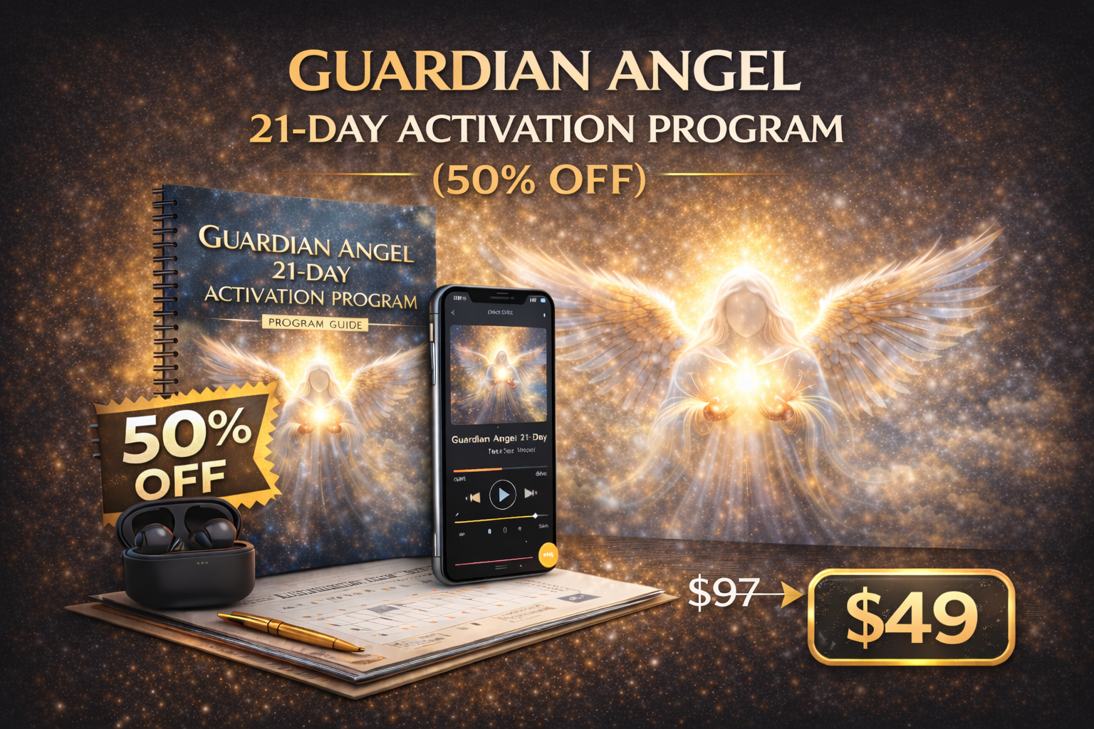 Guardian Angel 21-Day Activation Program (50% OFF) - Nicolas Casart...