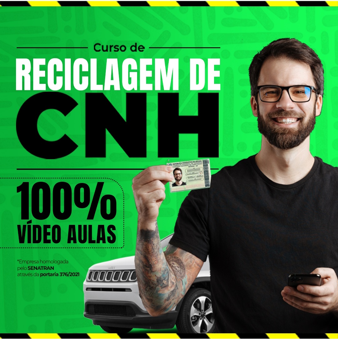 Curso Reciclagem CNH 100% Video Aulas