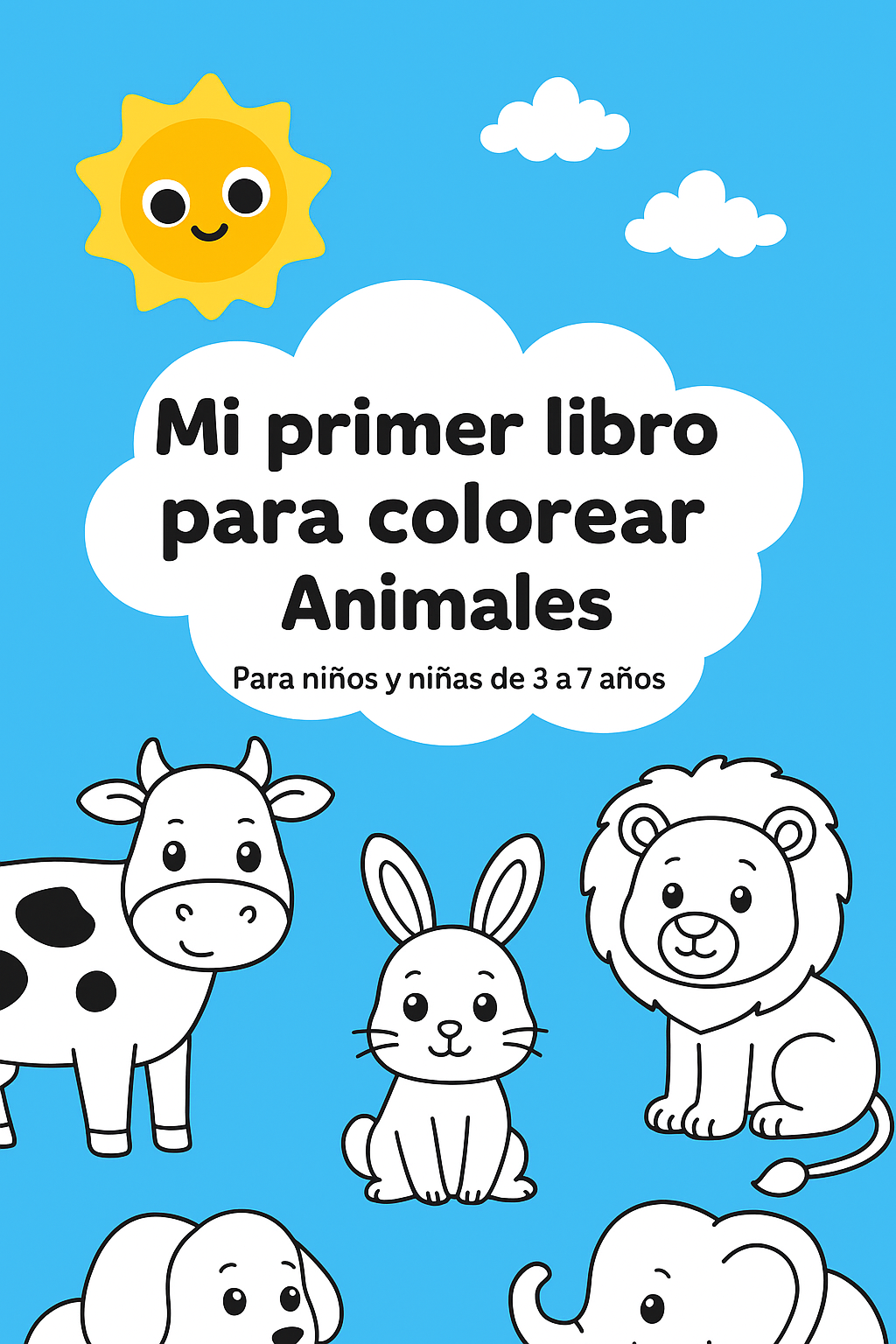 Mi primer libro para colorear – Animales - Andres Maldonado | Hotmart