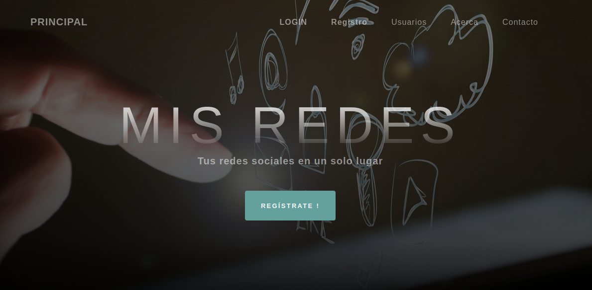 ADMINISTRADOR PARA ENLACES DE REDES SOCIALES