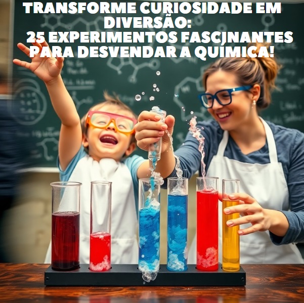 Química Divertida: Experimentos Simples e Seguros para Fazer em Cas...