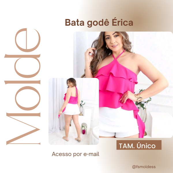 Molde bata godê Érica