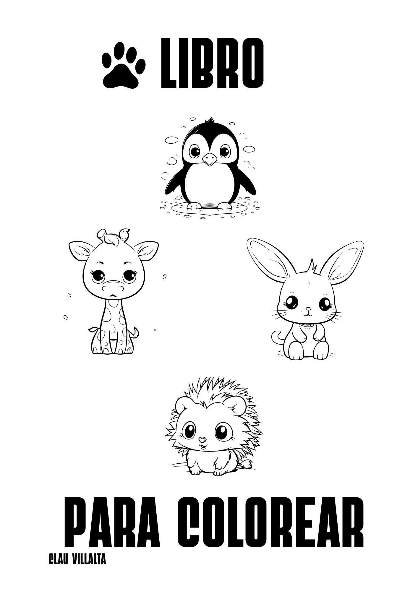 Libro para colorear de animales | Hotmart