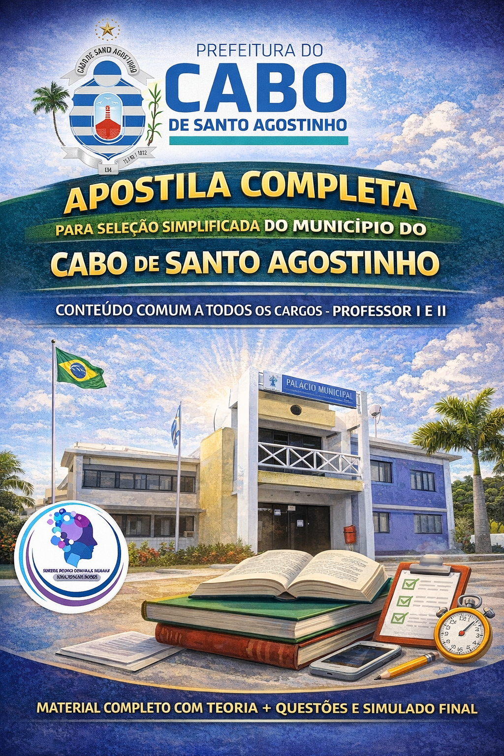 MATERIAL COMPLETO E ATUALIZADO- seleção Simplificada do CABO DE SANTO AGOSTINHO - PE