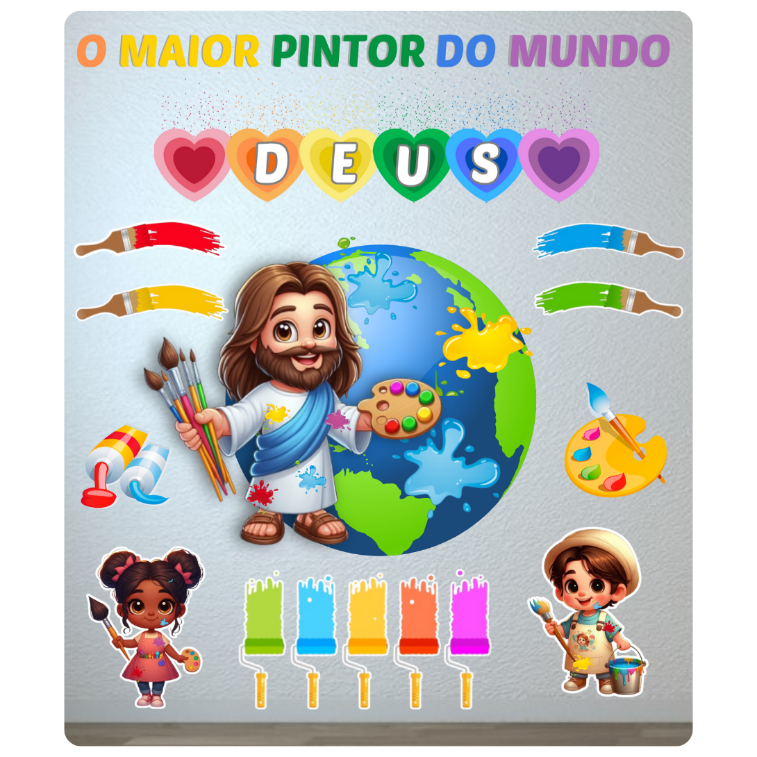 Painel Decorativo O MAIOR PINTOR DO MUNDO! - Marcilene maia | Hotmart