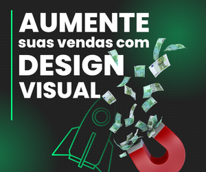 Imagem de capa para o Ebook AUMENTE SUAS VENDAS COM DESIGN VISUAL