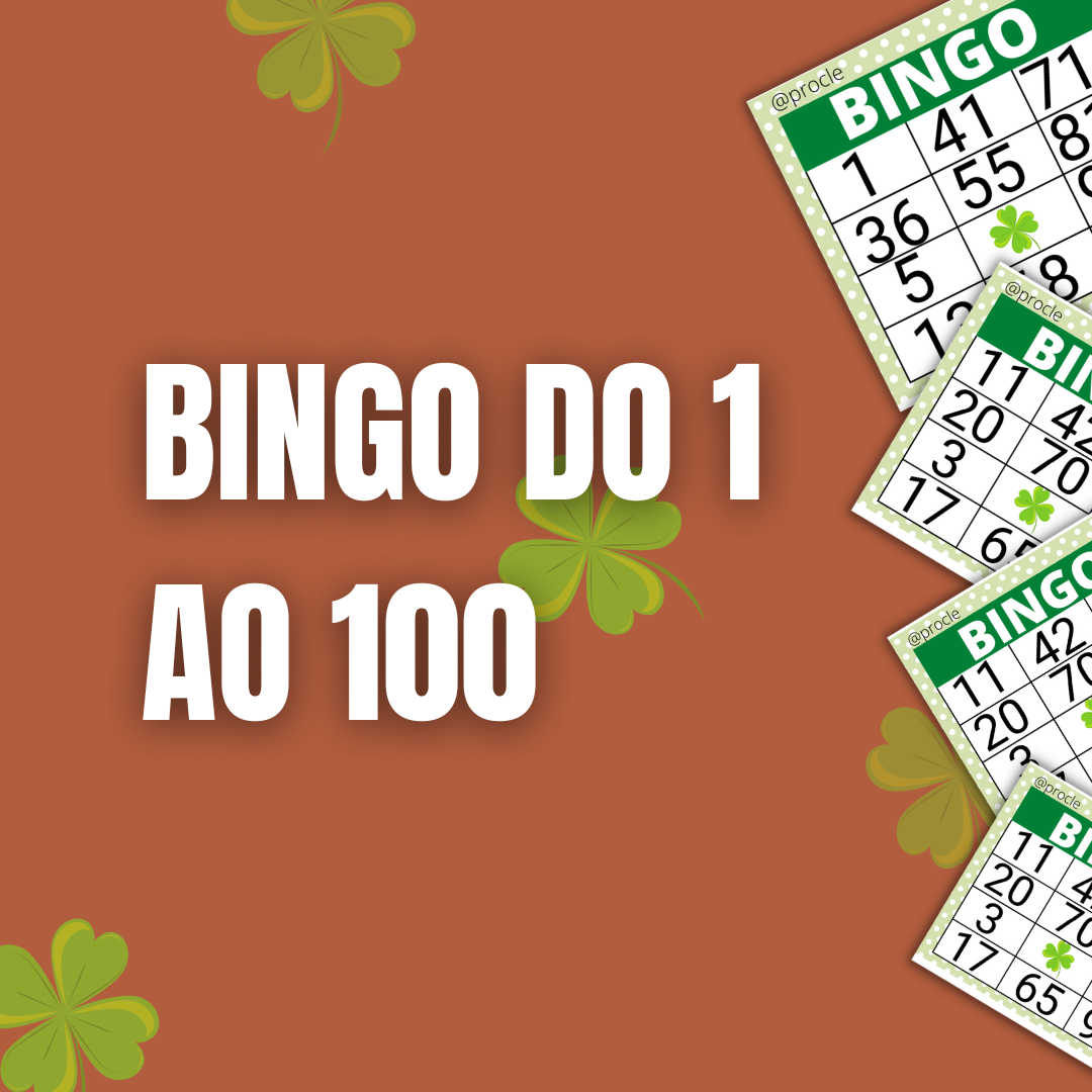 Bingo do número 1 ao 100 (Recurso Pedagógico)