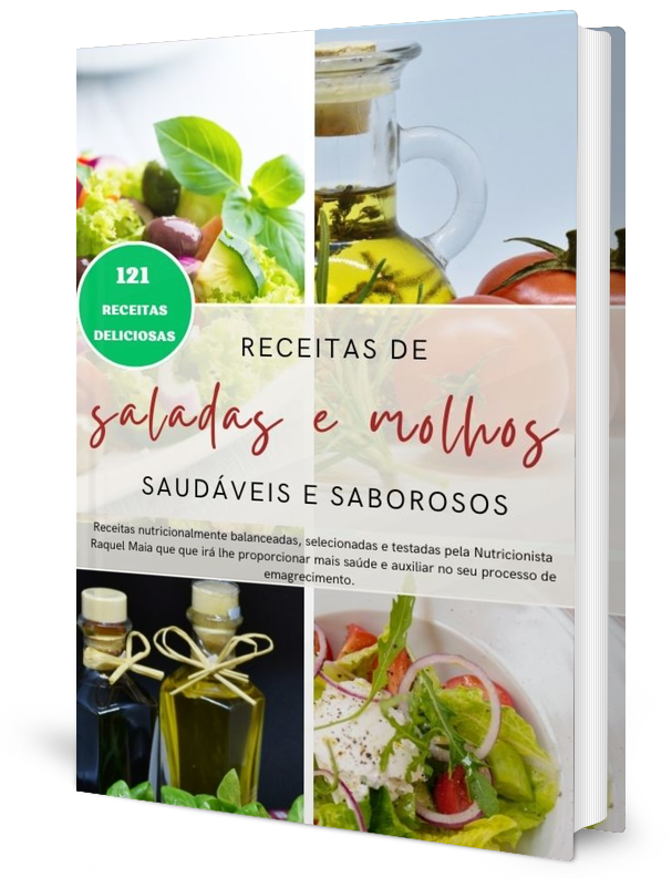 Ebook 121 receitas de saladas e molhos saudáveis, saborosos e práticas
