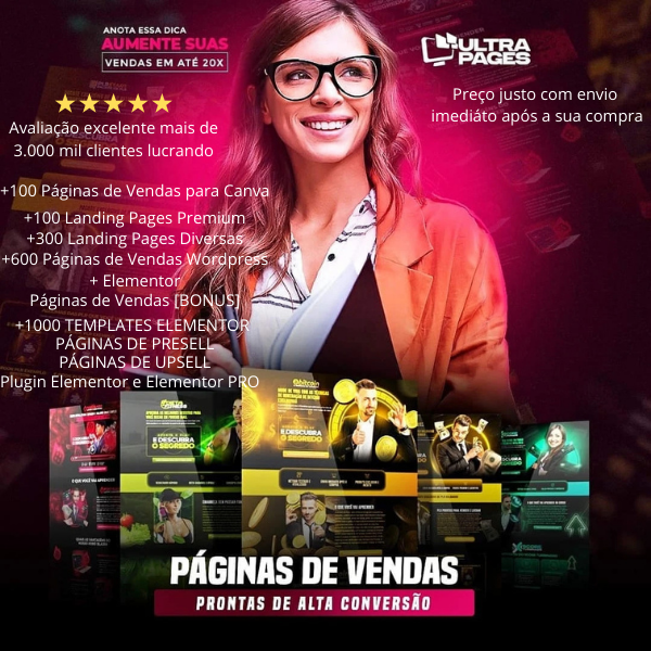 +5.000 Páginas de Vendas de Alta Conversão